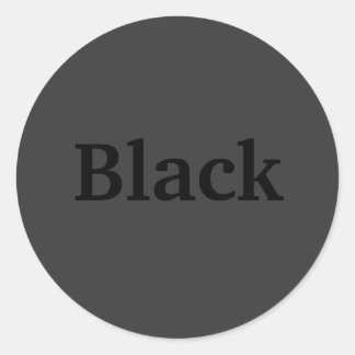 Palabra de color negro sobre Pegatinas grises oscu