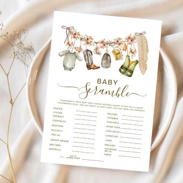 Palabra de pesca "Scramble Baby" (Subido por el creador)