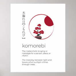Palabra Inspiradora japonesa, arte mural de Komore
