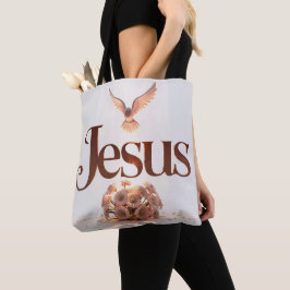 Palabra Jesús en las bolsas de té cristiano