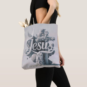 Palabra Jesús en las bolsas de té cristiano