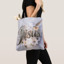 Palabra Jesús en las bolsas de té cristiano
