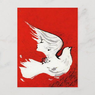 Palabra postal de la jugada de una mujer / invitac