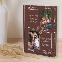 Palabras de amor de foto vertical Grandad 2 Person