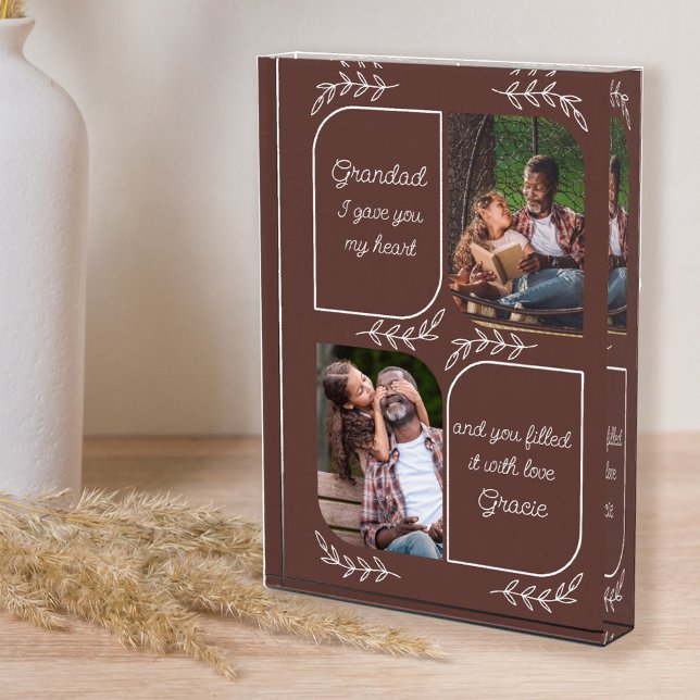 Palabras de amor de foto vertical Grandad 2 Person (Subido por el creador)