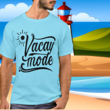 Palabras de camiseta en el modo de vacaciones de v