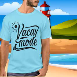 Palabras de camiseta en el modo de vacaciones de v