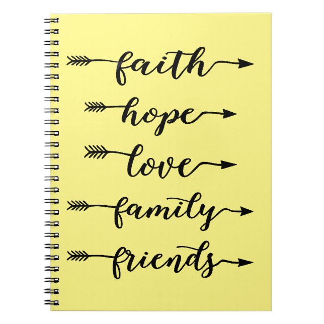 Palabras de flecha   cuaderno (Frente)