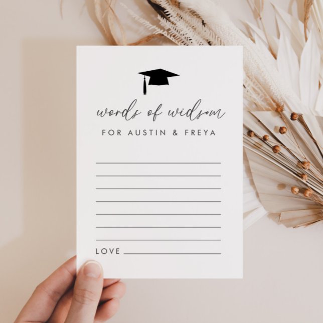 Palabras de graduación conjunta de tarjetas de sab (Subido por el creador)