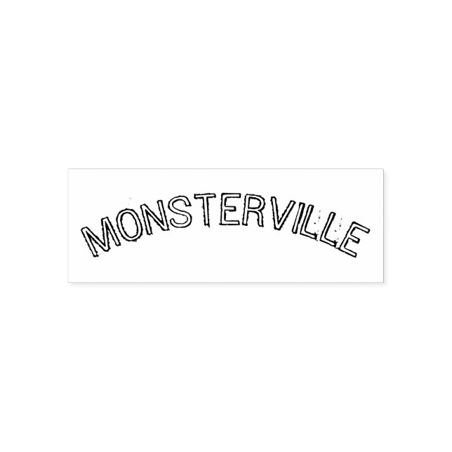 " Palabras de Halloween de MONSTERVILLE " Sello de (Diseño)