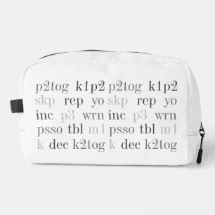 PALABRAS DE KNITTING Bolsa De Viajes