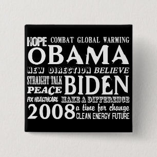 Palabras de la esperanza Obama y del botón 2 de