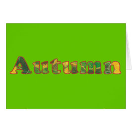 Palabras de otoño en hojas de abedul Cartas de Che