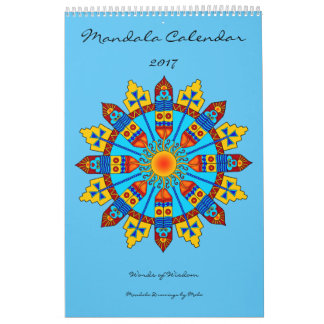 Palabras del calendario 2017 de la mandala de la