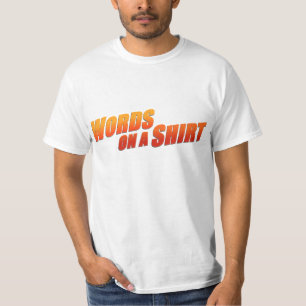 Palabras en una camisa