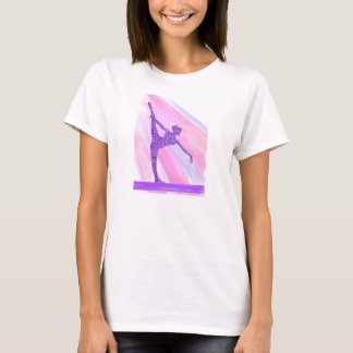 Palabras motivadoras de los chicas de la camiseta