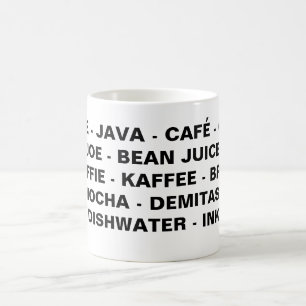 Palabras para la taza de café