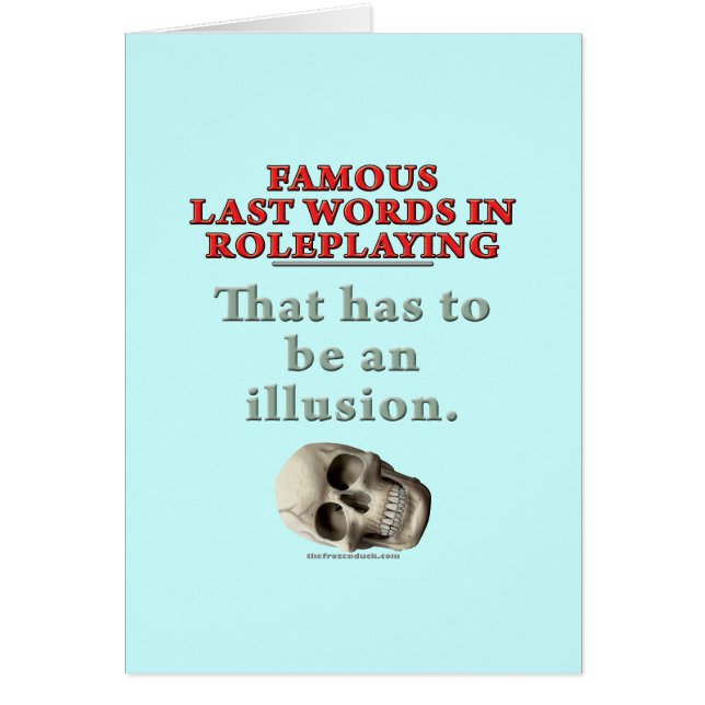 Palabras pasadas famosas en el Roleplaying: (Frente)