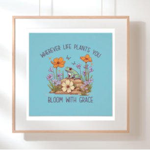 Palabras positivas Niños Poster de arte de paredes