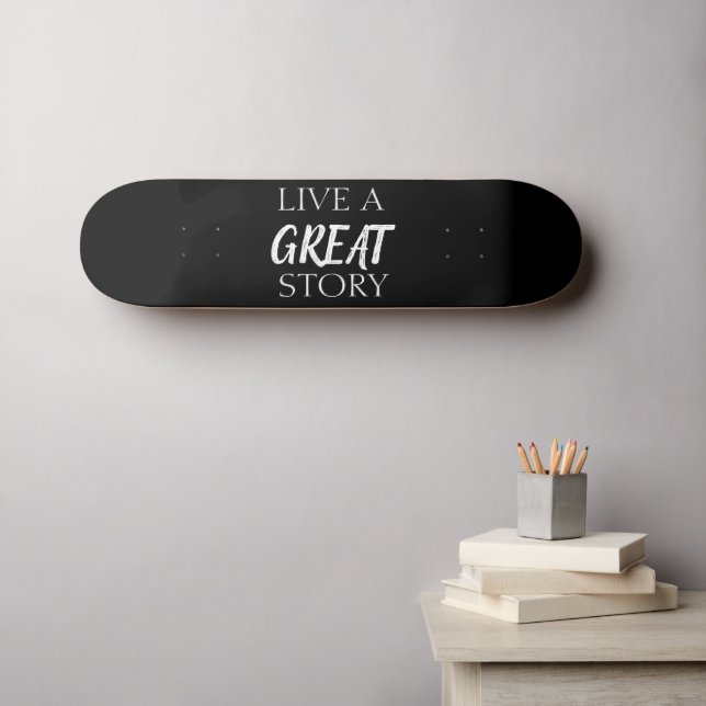 PALABRAS POSTIVAS DE Skateboard GRAN VIDA (Arte de pared (horz))