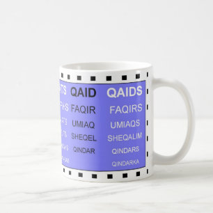 Palabras Q sin la taza de juegos de palabras de la