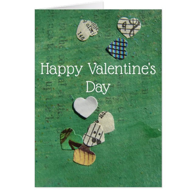 Palabras y corazones Resumen de Collage, El día de (Frente)