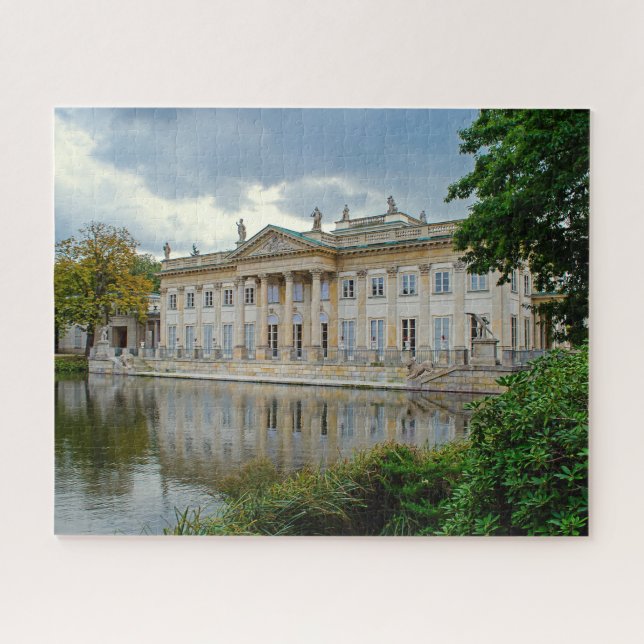Palacio de Baños, rompecabezas de Varsovia Polonia (Horizontal)