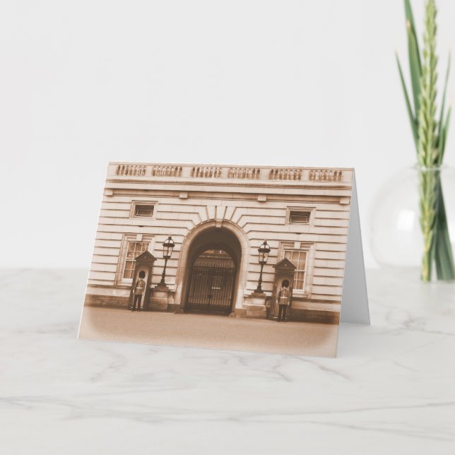 Palacio de Buckingham - Londres - Tarjeta de felic (Anverso)