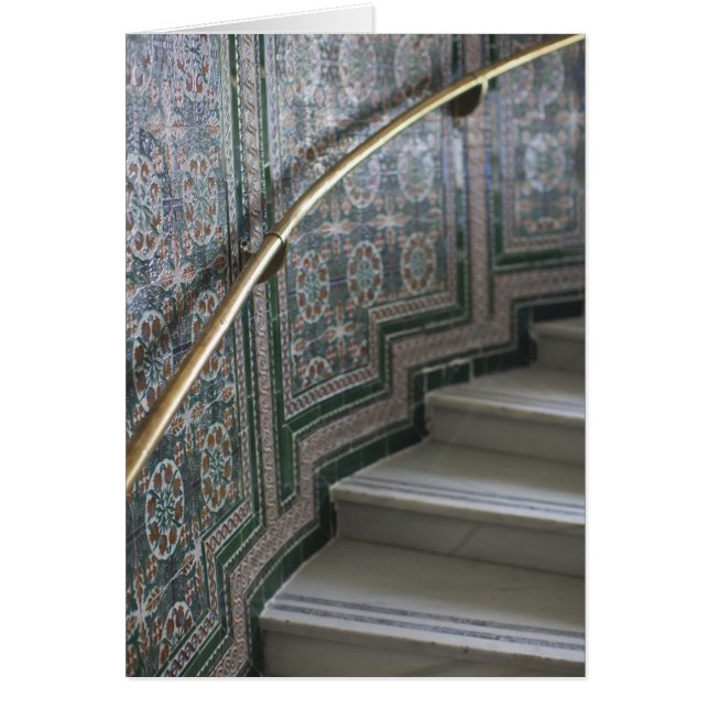 Palacio de Comunicaciones, azulejos moriscos (Frente)