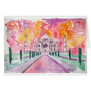 Palacio de la India en la puesta del sol