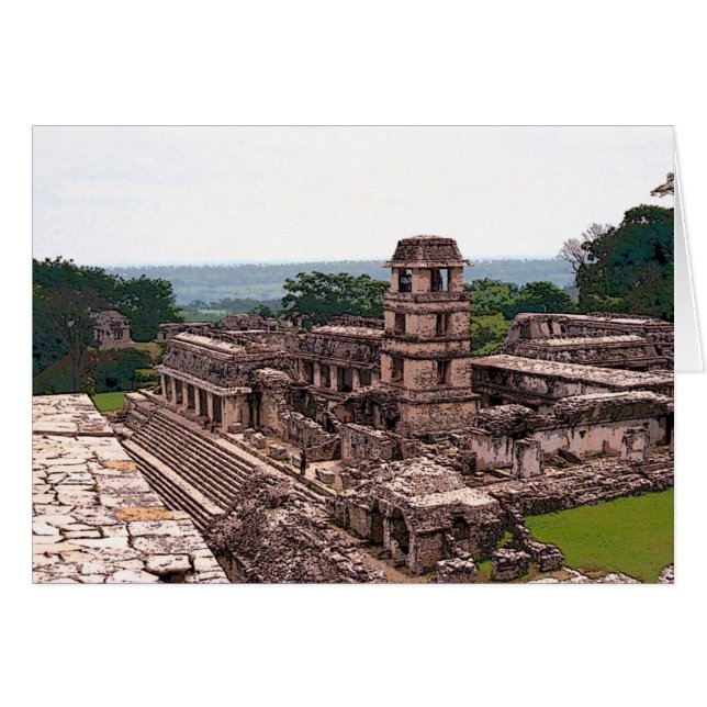 Palacio maya, Palenque (Anverso (Horizontal))