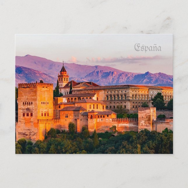 palacio postal Carlos V en Granada - España (Anverso)