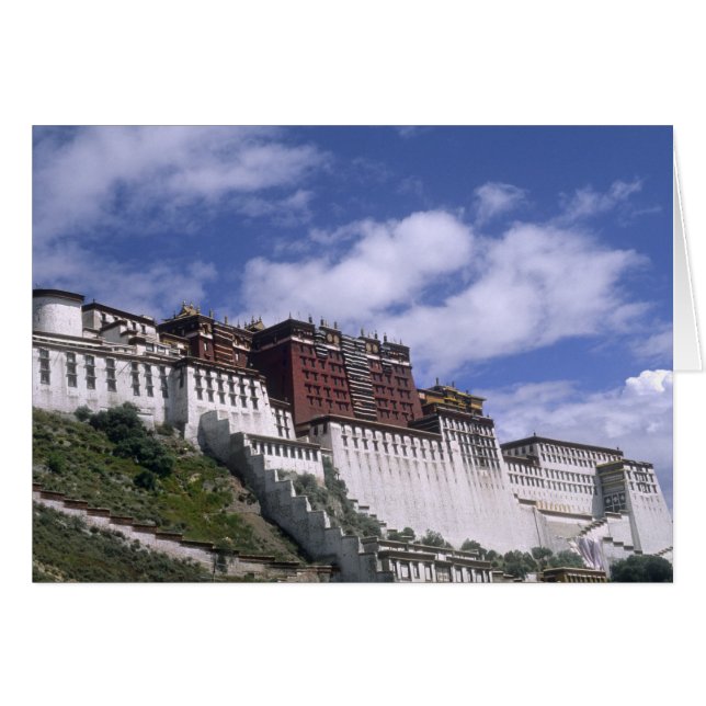 Palacio Potala en la montaña, la casa del Dalai (Anverso (Horizontal))
