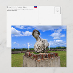 Palacio Sans Souci, Haití Tarjeta Postal de Viaje