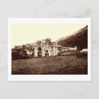 Palacio Sans Souci, Milot, Haití, postal antigua