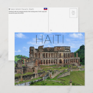 Palacio Sans Souci, Postal de Haití