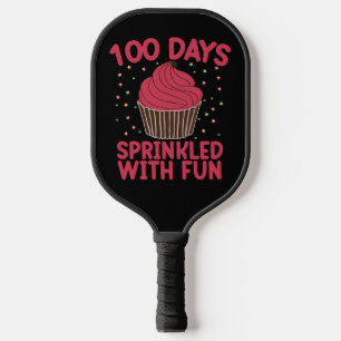 Palas De Pickleball 100 Días Salpicados De Diversión Cupcake Colegiala