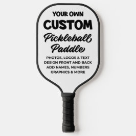 Palas De Pickleball 100% PADDLE DE PICKLEBALL DE Personalizable - NEGR