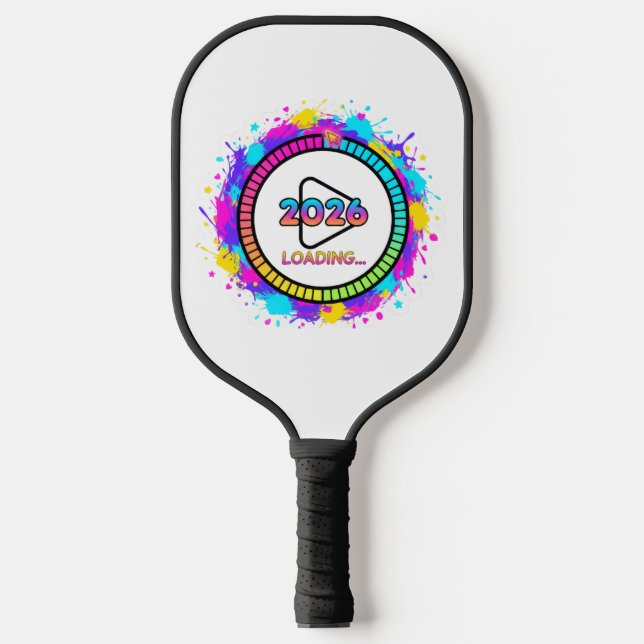 Palas De Pickleball 2026 Loading Progress Bar Sticker (Anverso)