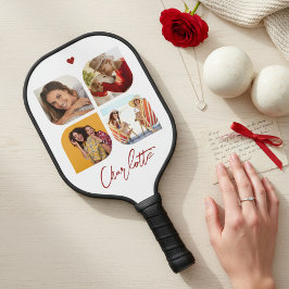 Palas De Pickleball 4 Foto Moderna de moda Nombre simple personalizado