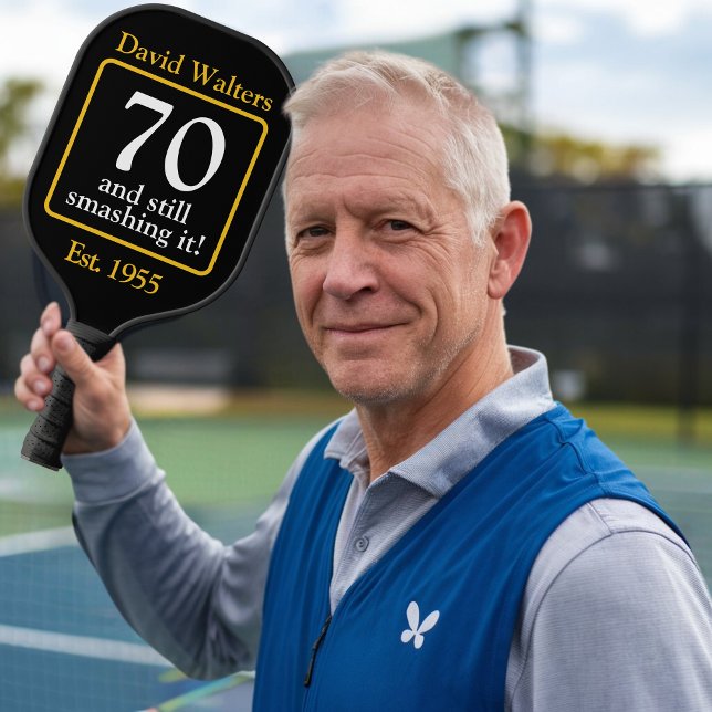 Palas De Pickleball 70.º pickleballer de cumpleaños 70 años (Subido por el creador)