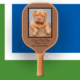 Palas De Pickleball A la mejor madre del perro Personalizado foto y te