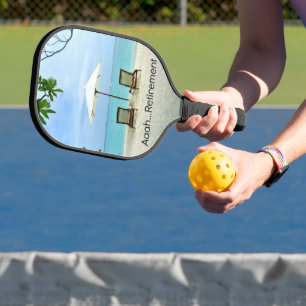 Palas De Pickleball Aaah... Jubilación, relajándose en la playa,