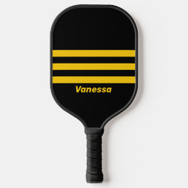 Palas De Pickleball Abeja de Seguridad Nostálgica a través de Franjas 