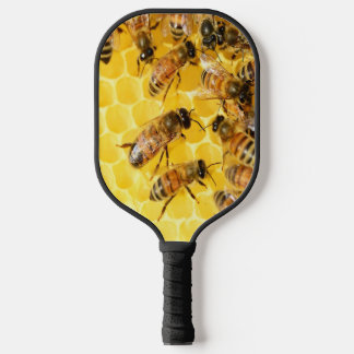 Palas De Pickleball Abejas de miel sobre abeja