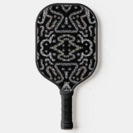 Palas De Pickleball Abstract Arrow Grunge Pattern And Soft Pastels