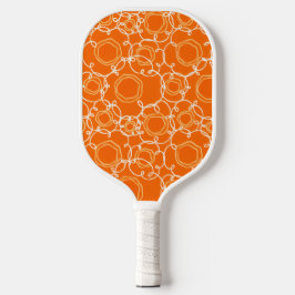 Palas De Pickleball Abstract Linear Matrix (Orange) Fine Art