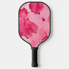 Palas De Pickleball Abstracto Rosa sobre Rosa