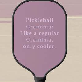 Palas De Pickleball Abuela divertida con texto personalizado