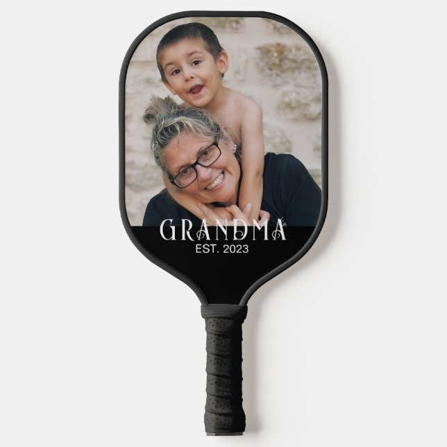 Palas De Pickleball Abuela Estableció Diversión Moderna Foto (Anverso)